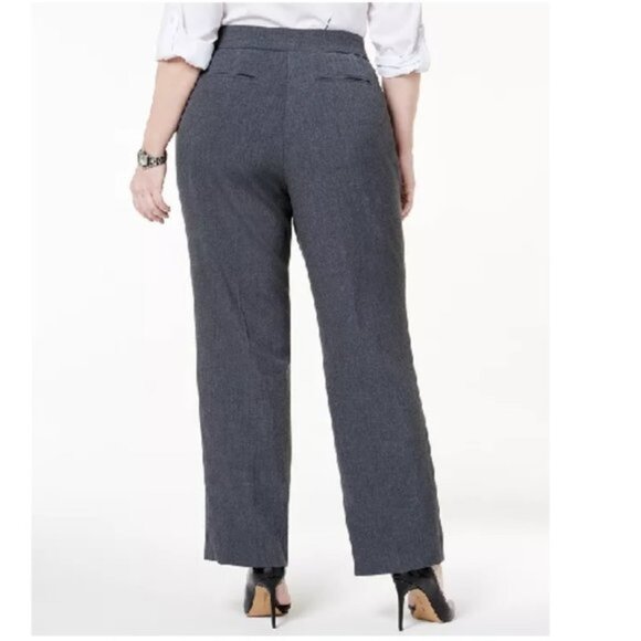 Jm Collection Plus & Petite Plus Size Curvy-Fit Pants - Picture 2 of 8